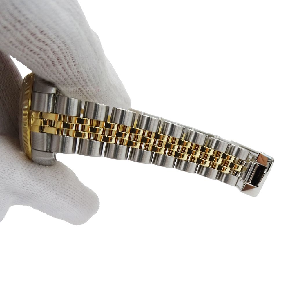 Rolex Datejust Number Watch Automatic Winding at Stainless Steel Gold YG — view 6