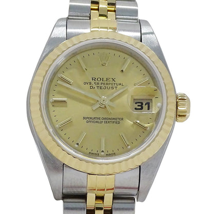 Rolex Datejust Number Watch Automatic Winding at Stainless Steel Gold YG — view 2