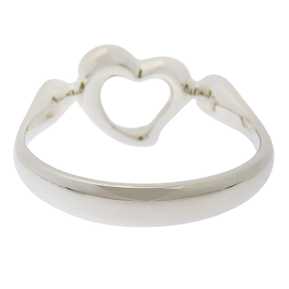 Tiffany & Co Open Heart Elsa Peretti 925 Sterling Silver Ring — view 4