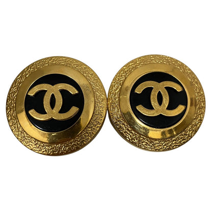 Chanel Vintage CC Logo Earrings