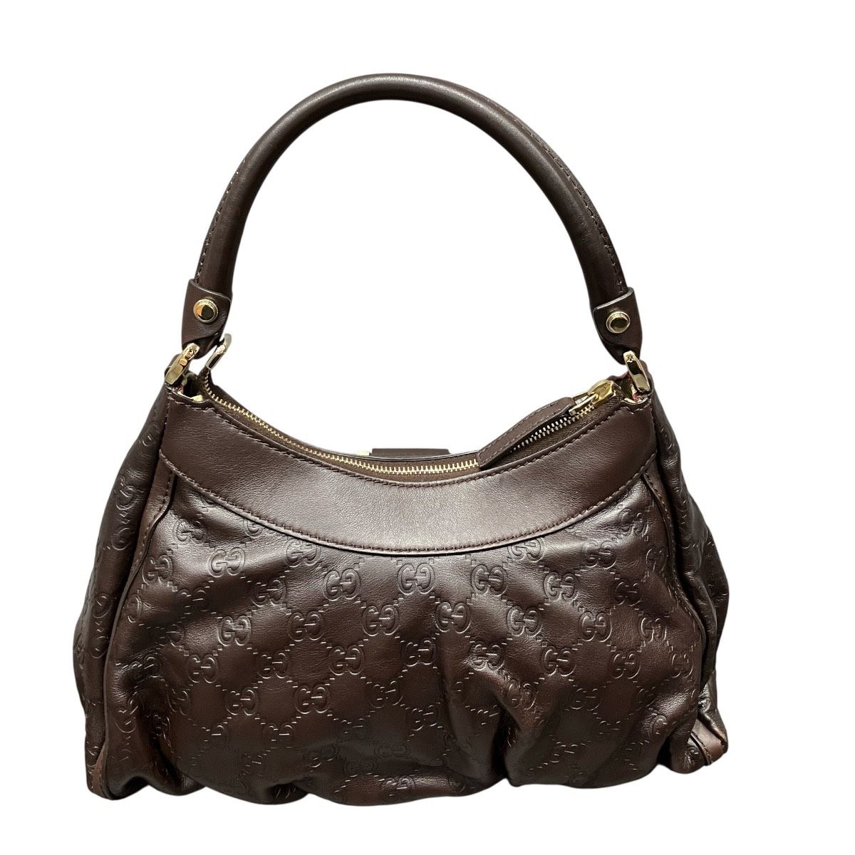 Gucci Abbey Guccissima Handbag Leather — view 2