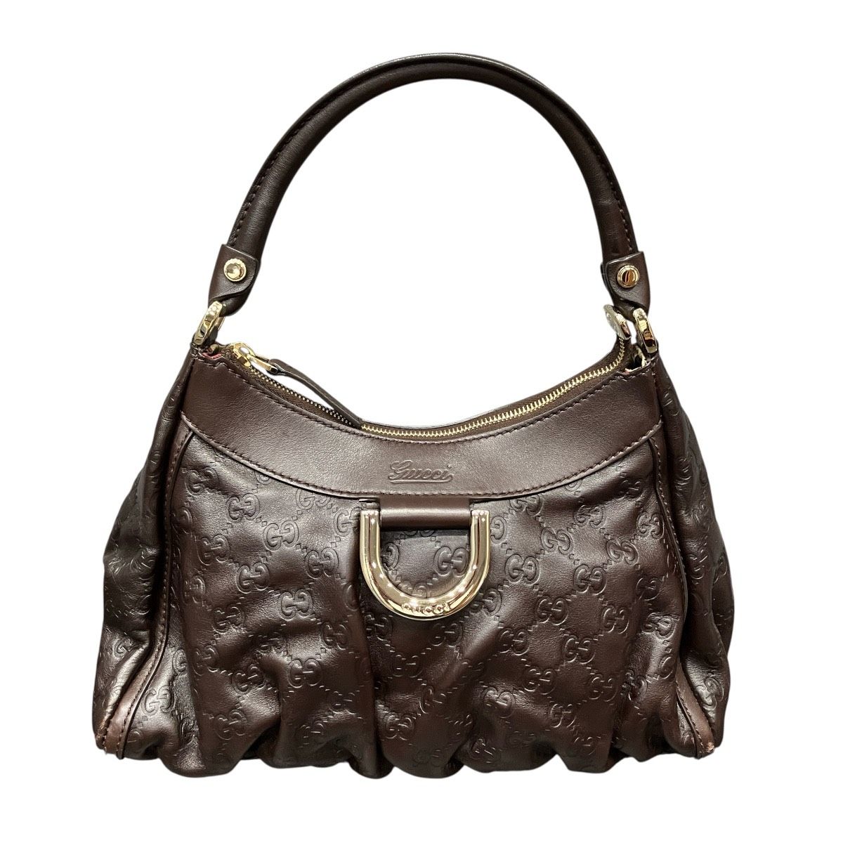 Gucci Abbey Guccissima Handbag Leather