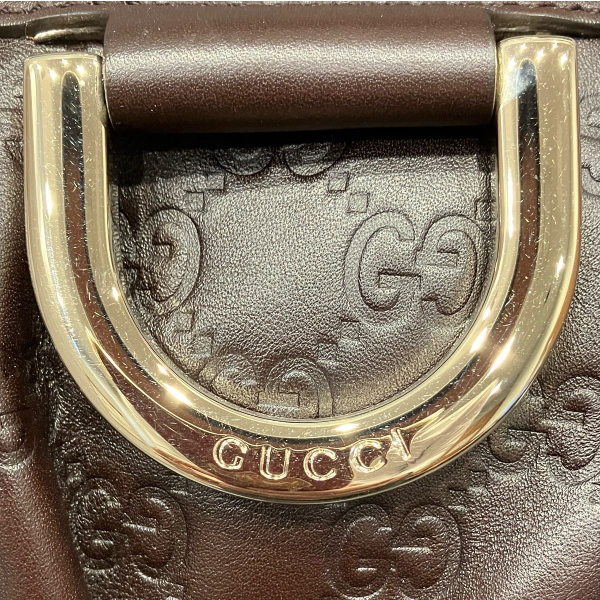 Gucci Abbey Guccissima Handbag Leather — view 7