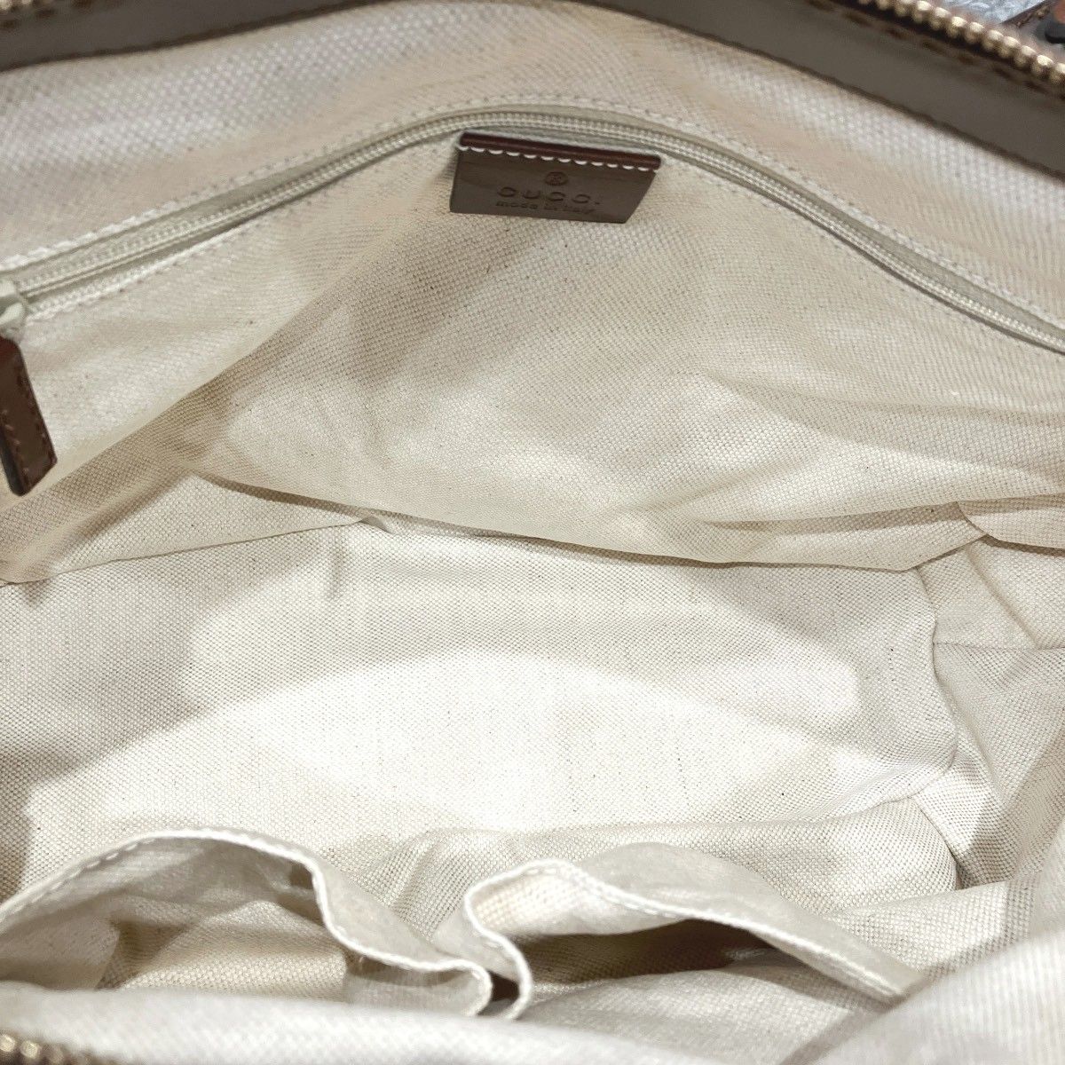 Gucci Ski GG Campus Handbag Canvas Leather — view 6