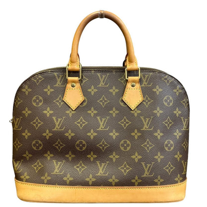 Louis Vuitton Alma Monogram Handbag Canvas