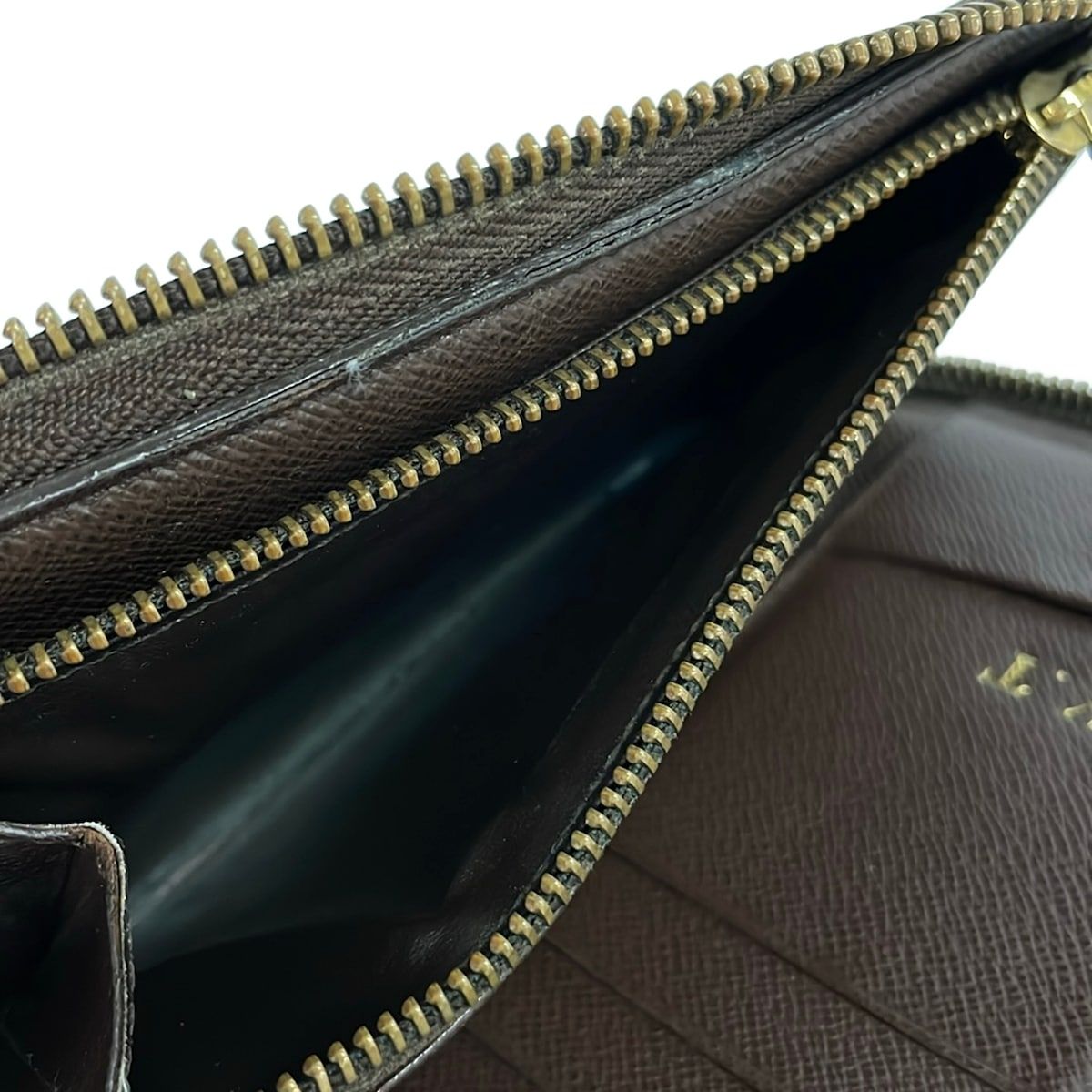 Louis Vuitton Bifold Wallet Damier Zippy Compact Ebene Initial — view 4
