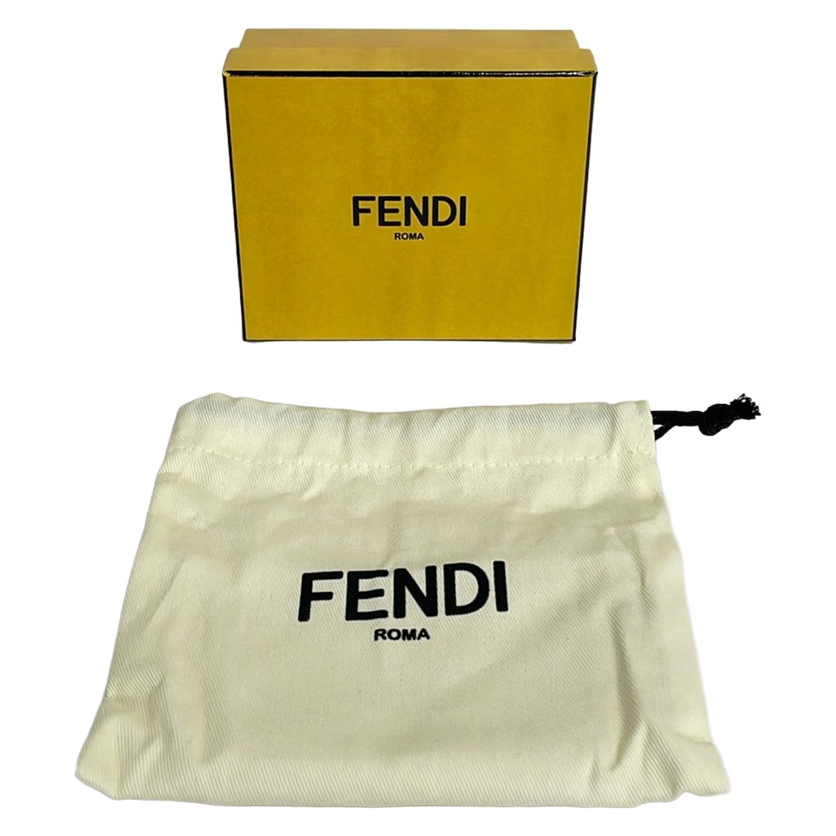 Fendi Trifold Wallet Zucca Pattern Brown Light Pink Multi Floral — view 6