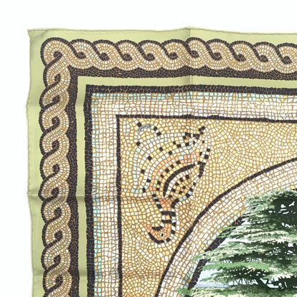 Hermes Carre 90 Under the Himalayan Cedar Sous le Cedre Silk Scarf — view 2