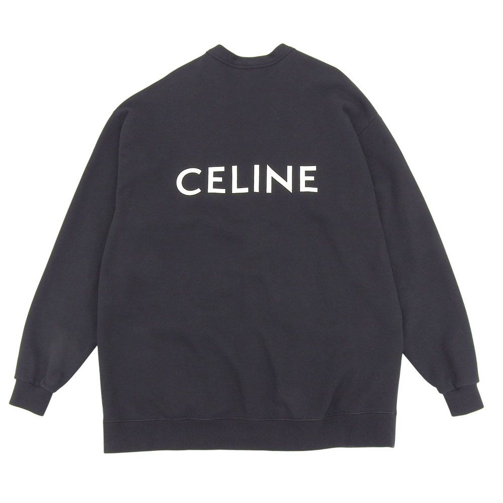 Celine Back Logo Cardigan Top Black XS — view 2