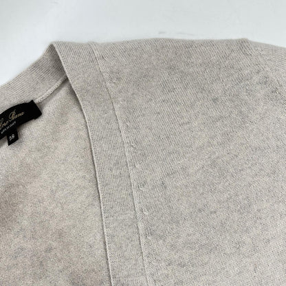 Loro Piana Light Beige Cashmere Silk Cardigan 38 — view 8