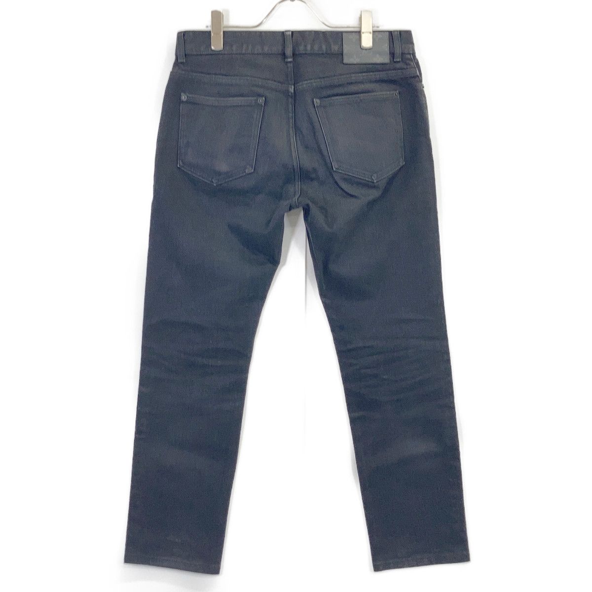Louis Vuitton Black Monogram Patch Denim Pants 30 — view 2
