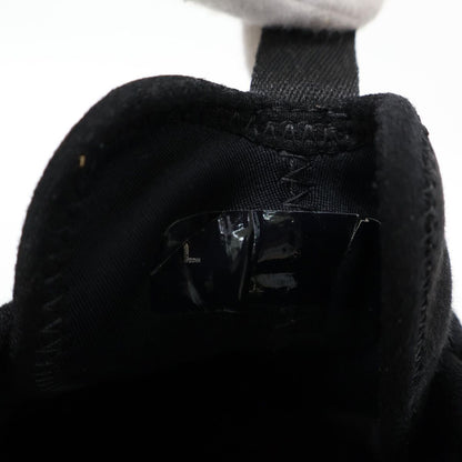 Chanel Velvet Calfskin & Mixed Fiber CC Logo Quilted Embossed Sole Low — view 9
