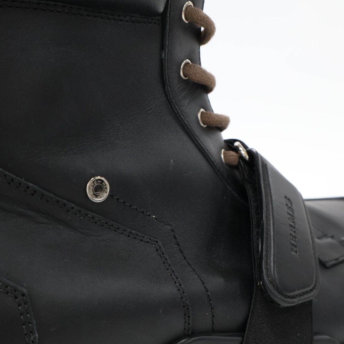 Hermes Belt Ankle Boots — view 9