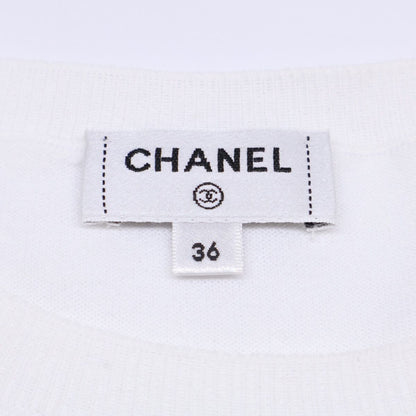 Chanel Short Sleeve Knit Sweater 36 — view 6