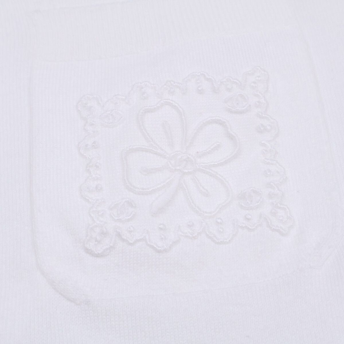 Chanel Short Sleeve Knit Sweater 36 — view 7