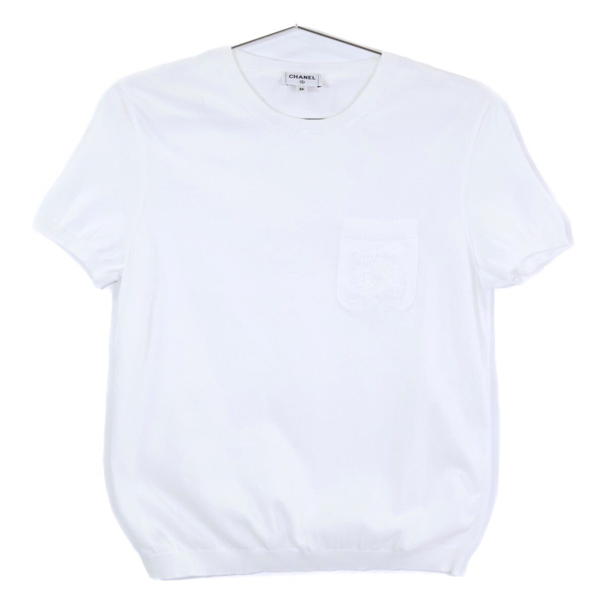 Chanel Short Sleeve Knit Sweater 36