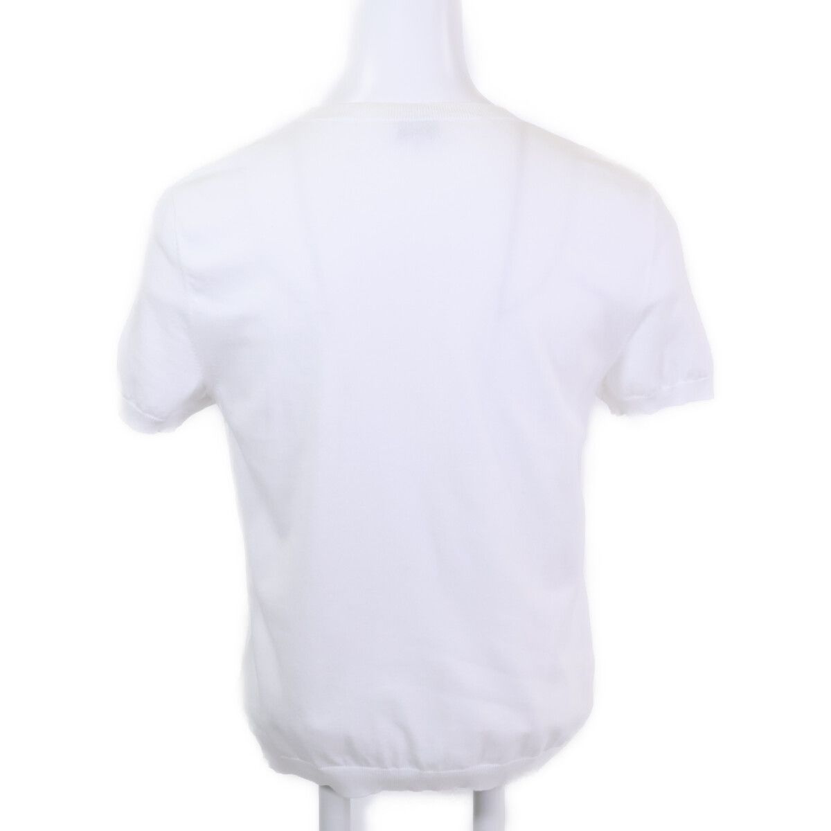 Chanel Short Sleeve Knit Sweater 36 — view 5