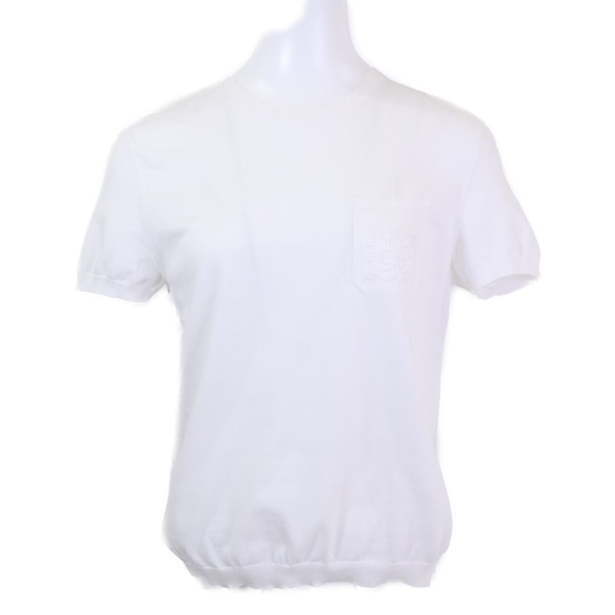 Chanel Short Sleeve Knit Sweater 36 — view 3