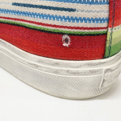 Saint Laurent Paris Native Pattern Bedford High Cut Sneakers — view 9