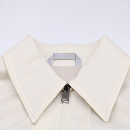 Loro Piana Sannino Fabric Green Storm System Zip Up Jacket 46 — view 9