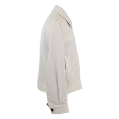 Loro Piana Sannino Fabric Green Storm System Zip Up Jacket 46 — view 4