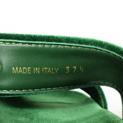Prada Velvet Slide Sandals — view 7