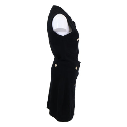 Chanel CC Logo Button Cashmere Sleeveless 34 Shirt — view 4