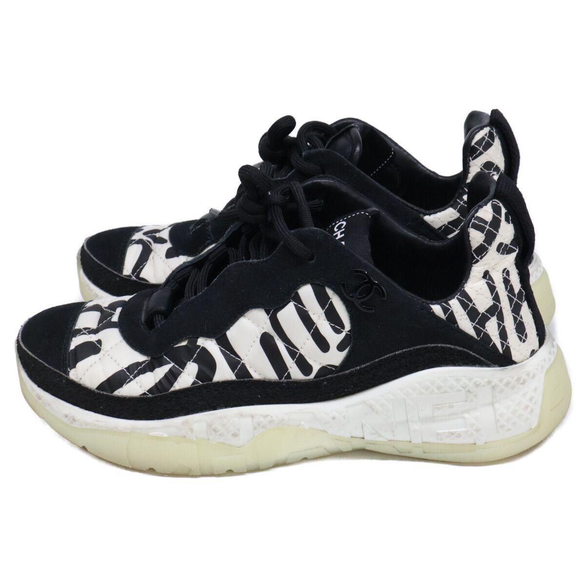 Chanel Graphic Logo Sneakers — view 3