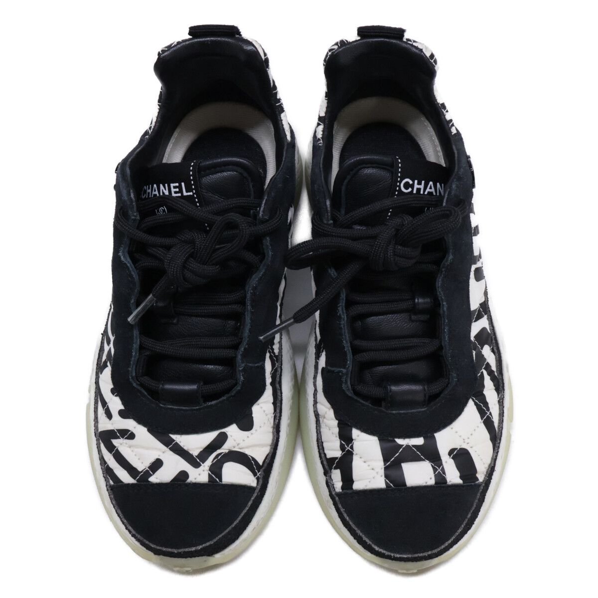Chanel Graphic Logo Sneakers — view 6