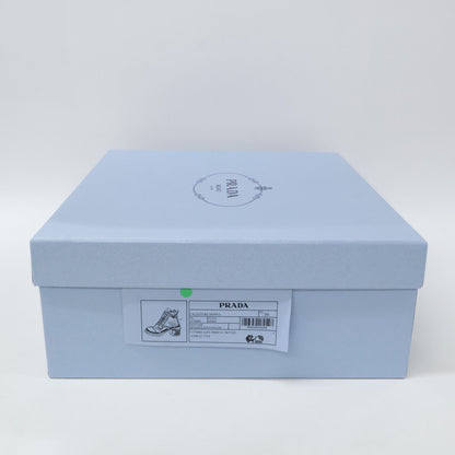 Prada Re-Nylon Triangle Logo Short Boots — view 9