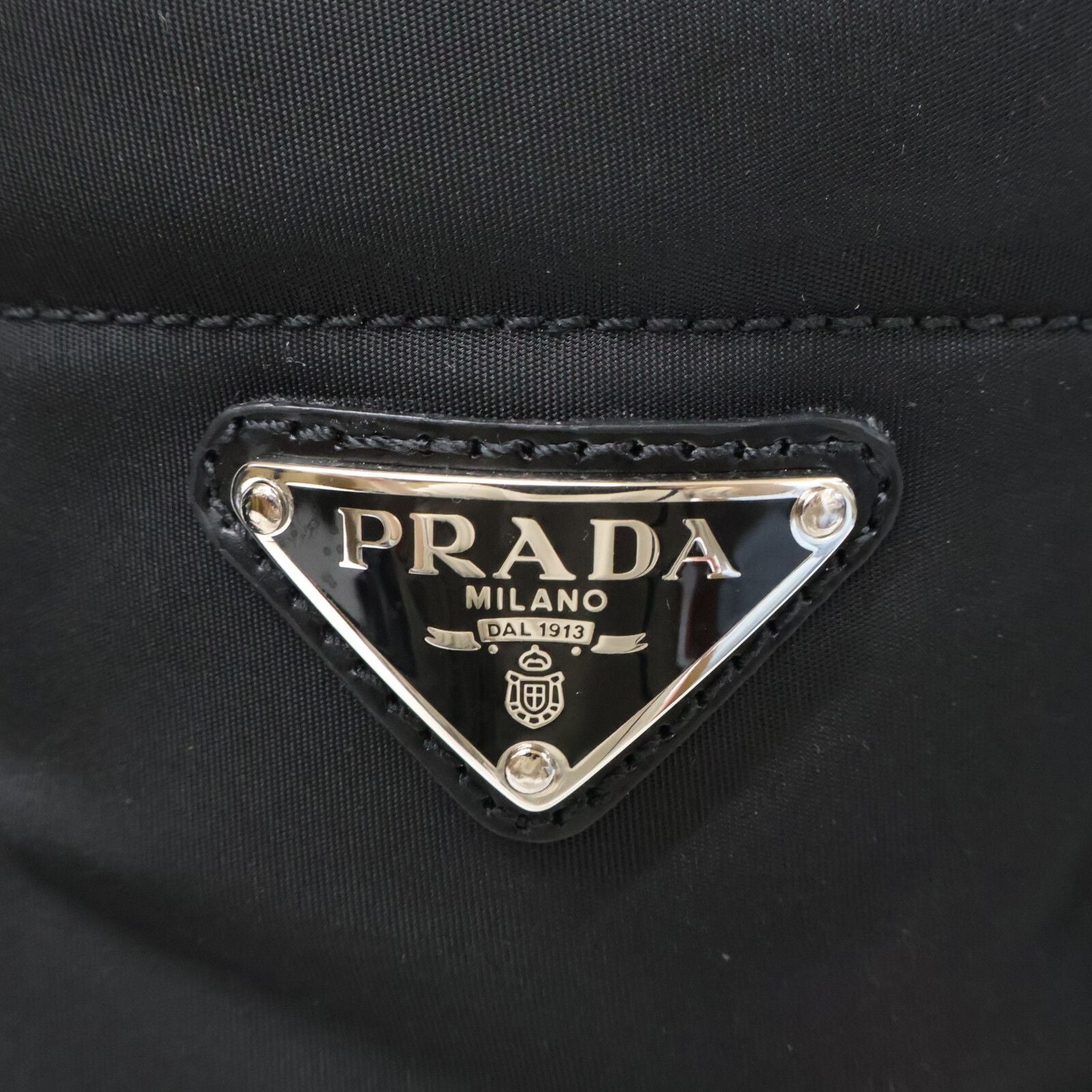 Prada Re-Nylon Triangle Logo Short Boots — view 8