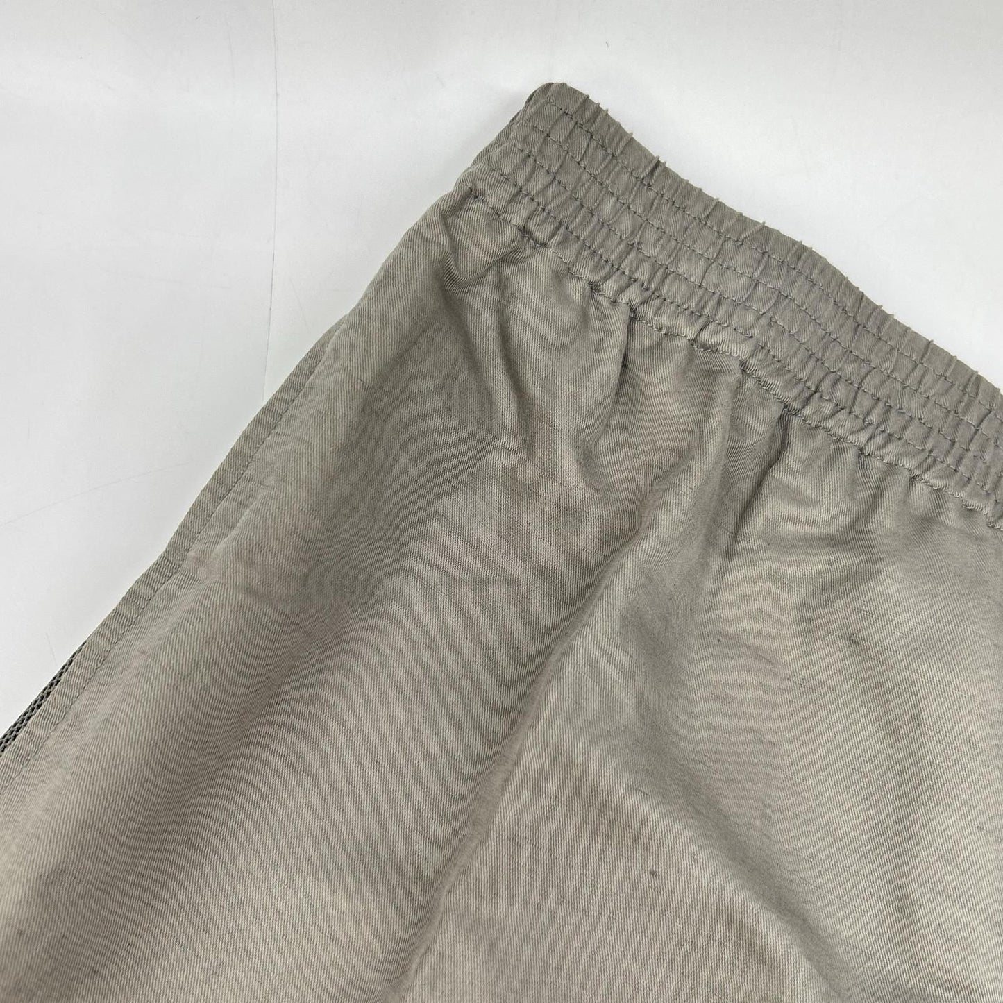Hermes Gray Linen Blend Cotton Side Mesh Shorts 42 — view 6