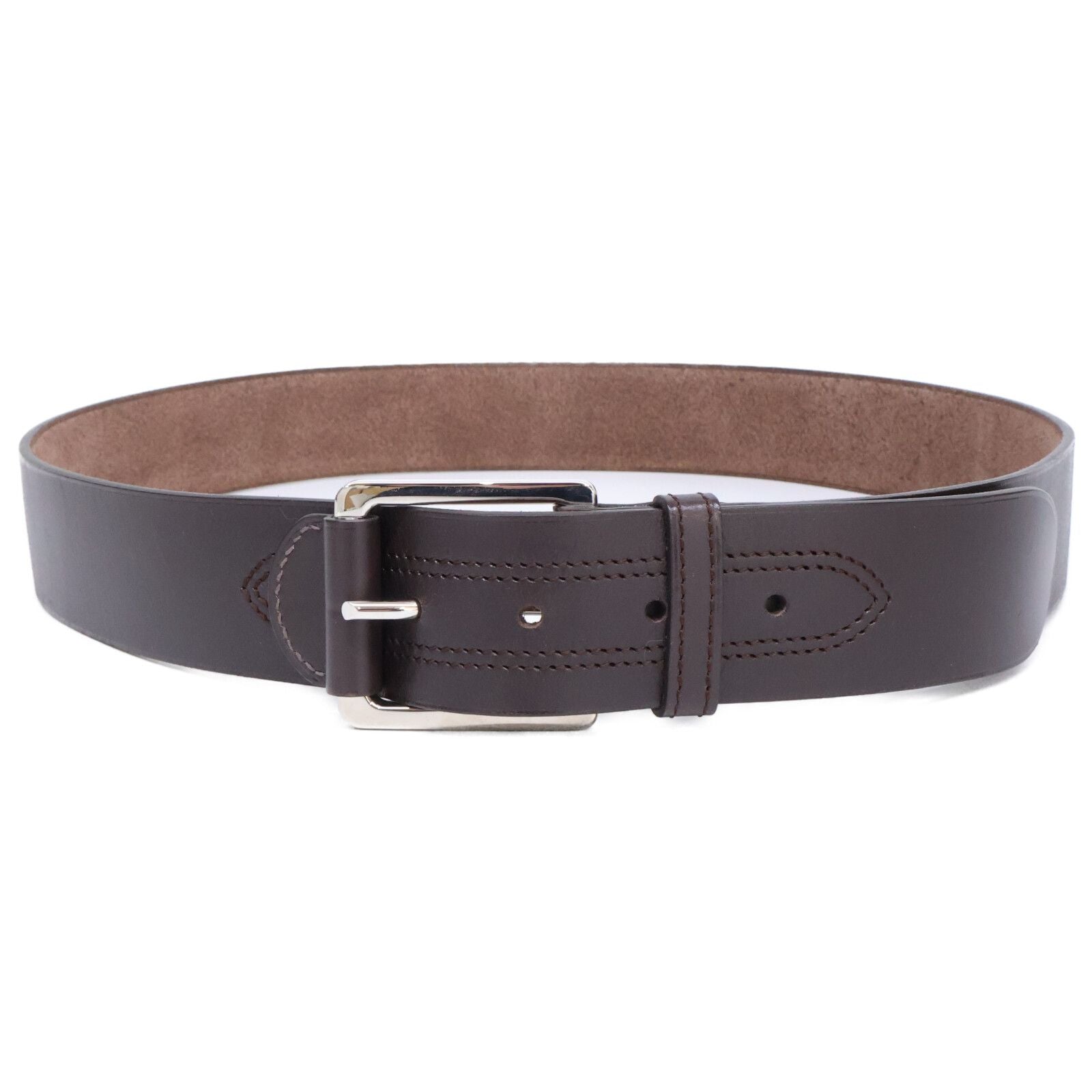 Hermes Buckle T with Tab Leather 95 Belt — view 2