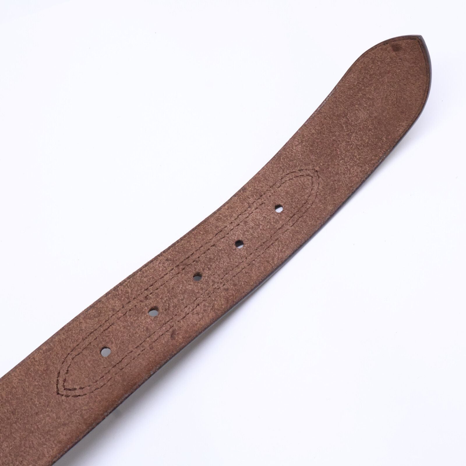 Hermes Buckle T with Tab Leather 95 Belt — view 7