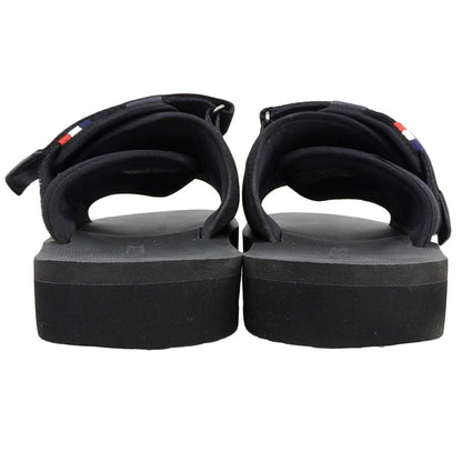 Moncler Slide Works Tricolor Velcro Sandals Shoes Black — view 5