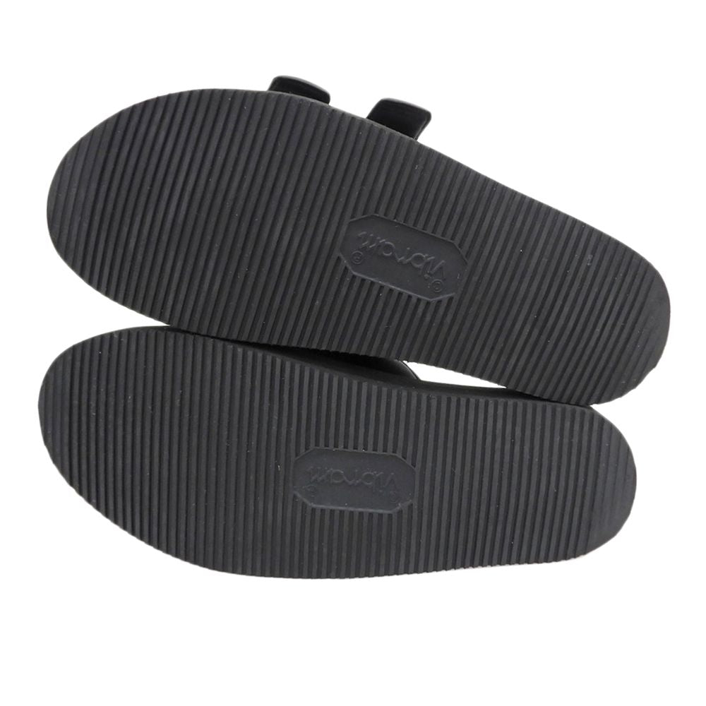 Moncler Slide Works Tricolor Velcro Sandals Shoes Black — view 2