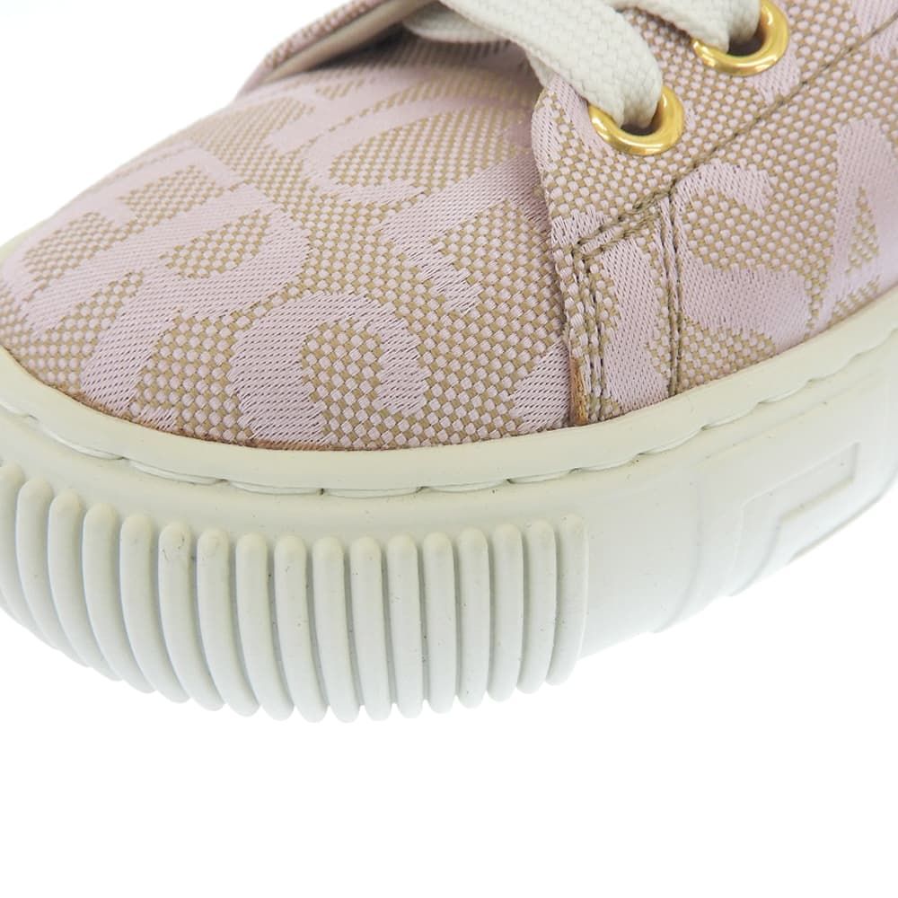 Versace Canvas Allover Sneakers Pink — view 3