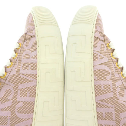 Versace Canvas Allover Sneakers Pink — view 4