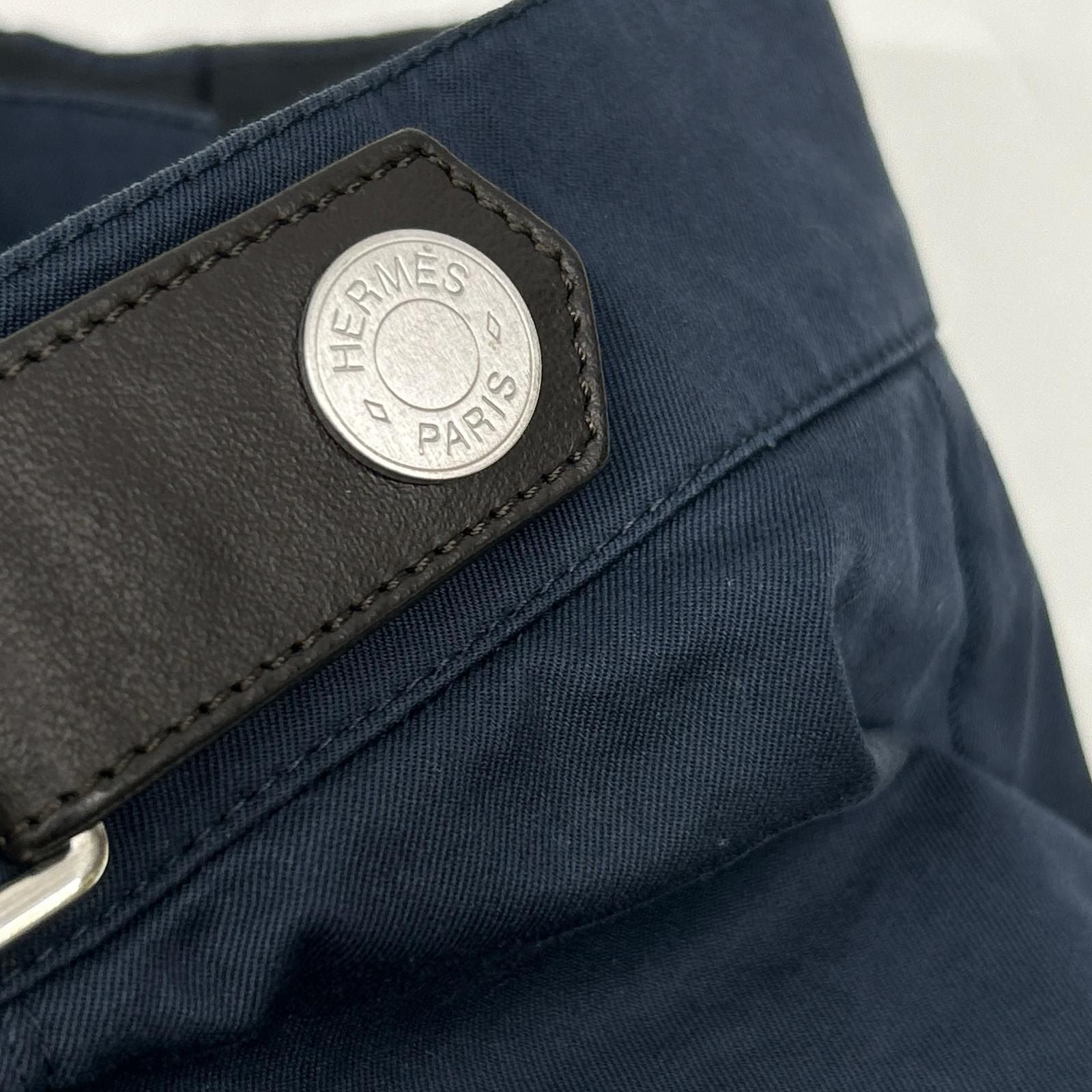 Hermes Navy Series Button Shorts 38 — view 7
