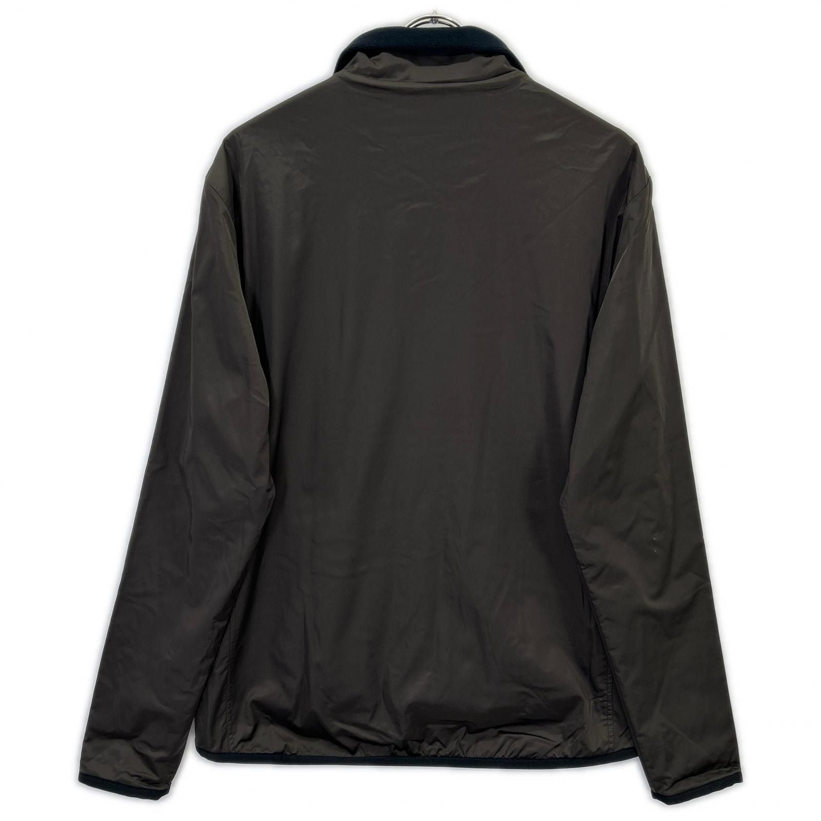 Hermes Brown Fleece Lining Nylon Jacket XL — view 2