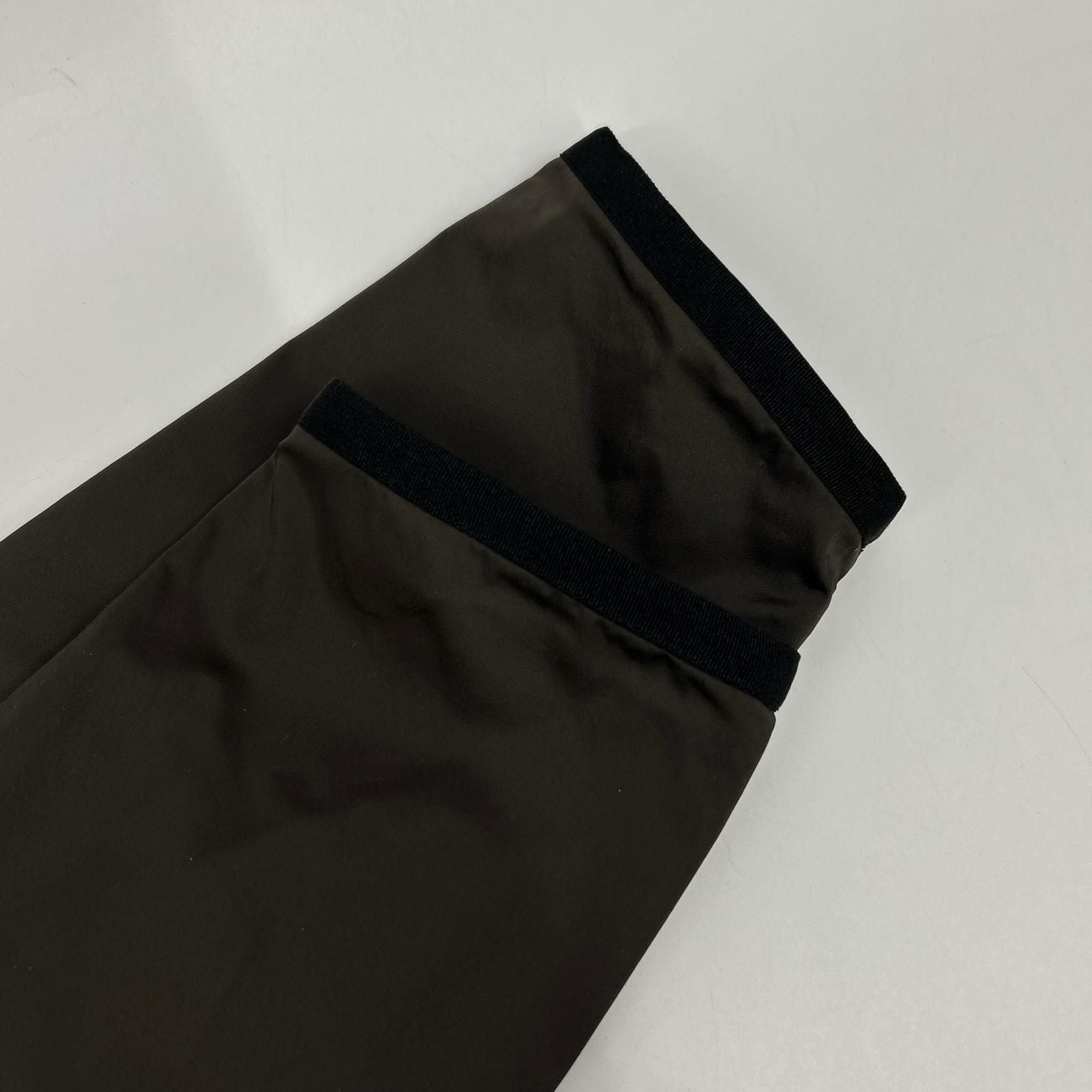 Hermes Brown Fleece Lining Nylon Jacket XL — view 8