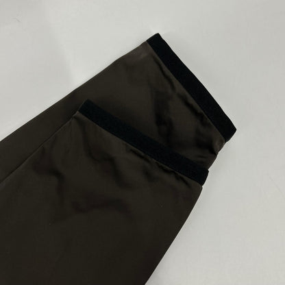 Hermes Brown Fleece Lining Nylon Jacket XL — view 8