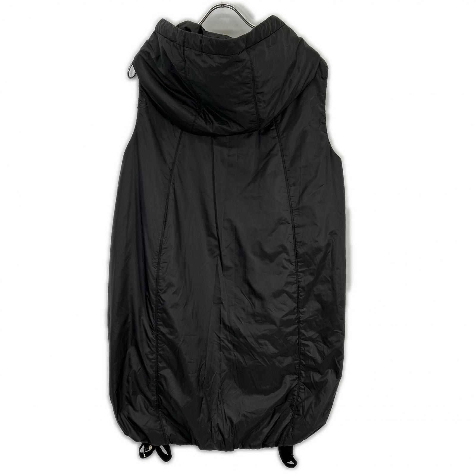 Max Mara Dark Gray the Cube Camelux Long Puffer Vest 34 — view 2