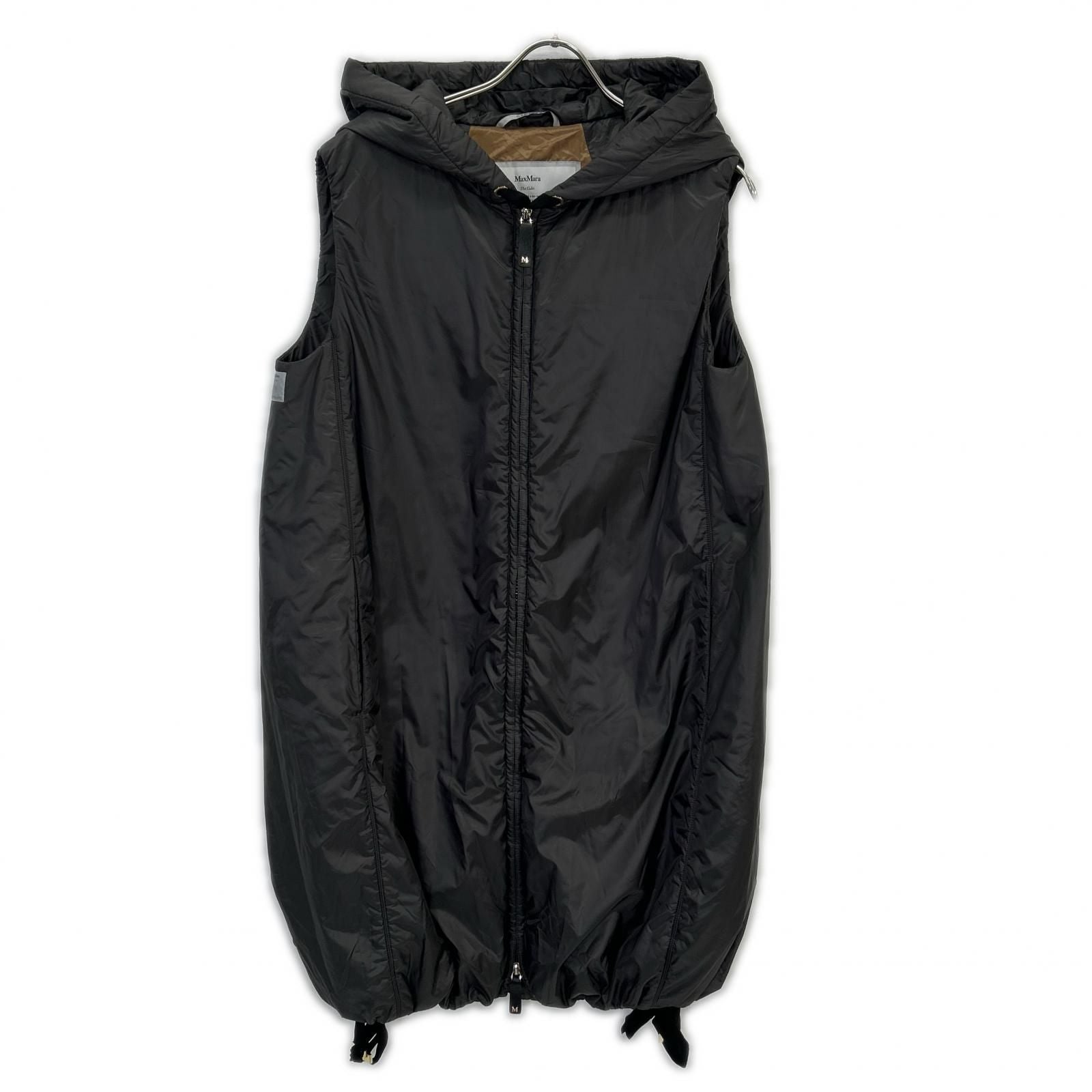 Max Mara Dark Gray the Cube Camelux Long Puffer Vest 34