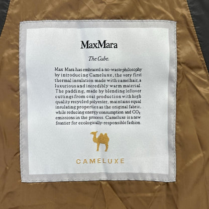 Max Mara Dark Gray the Cube Camelux Long Puffer Vest 34 — view 4
