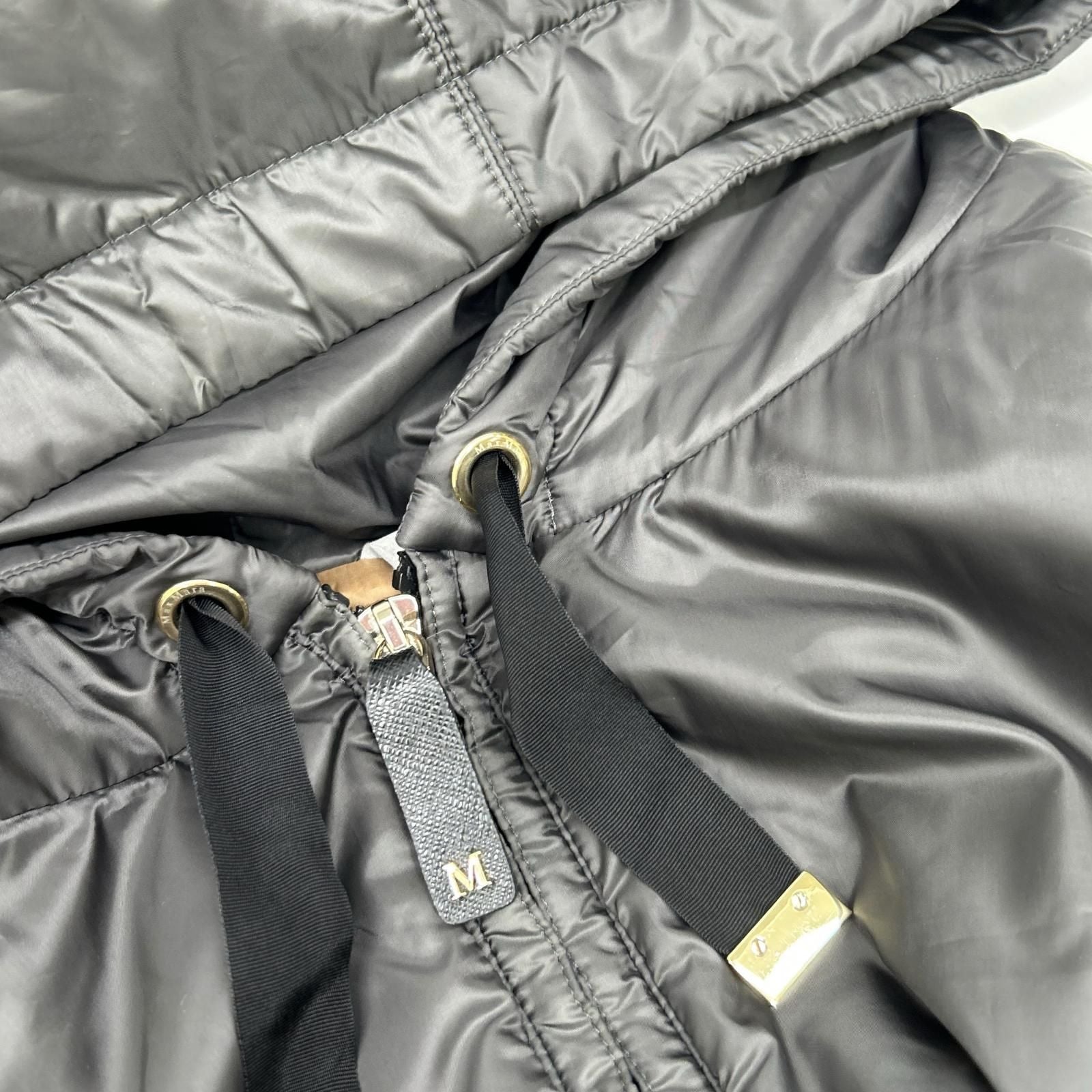 Max Mara Dark Gray the Cube Camelux Long Puffer Vest 34 — view 6