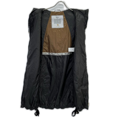Max Mara Dark Gray the Cube Camelux Long Puffer Vest 34 — view 3