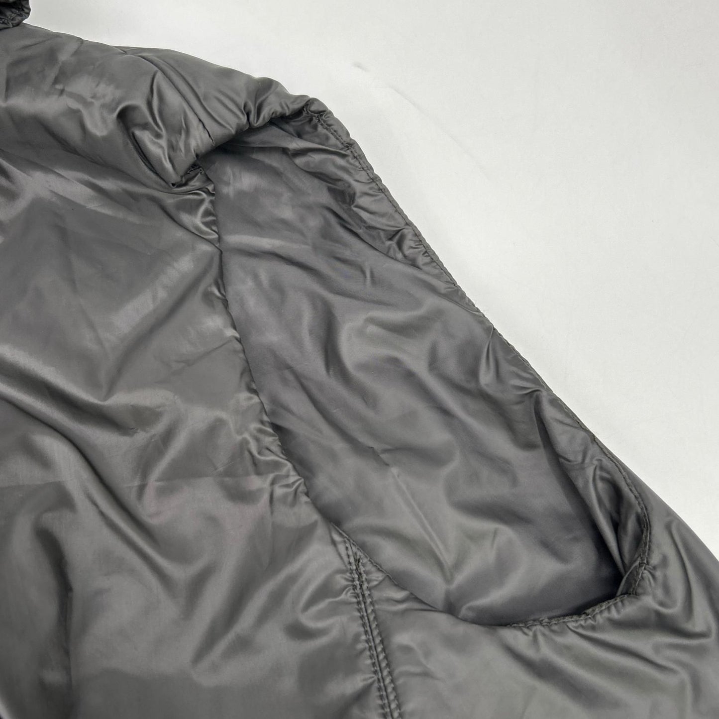 Max Mara Dark Gray the Cube Camelux Long Puffer Vest 34 — view 7