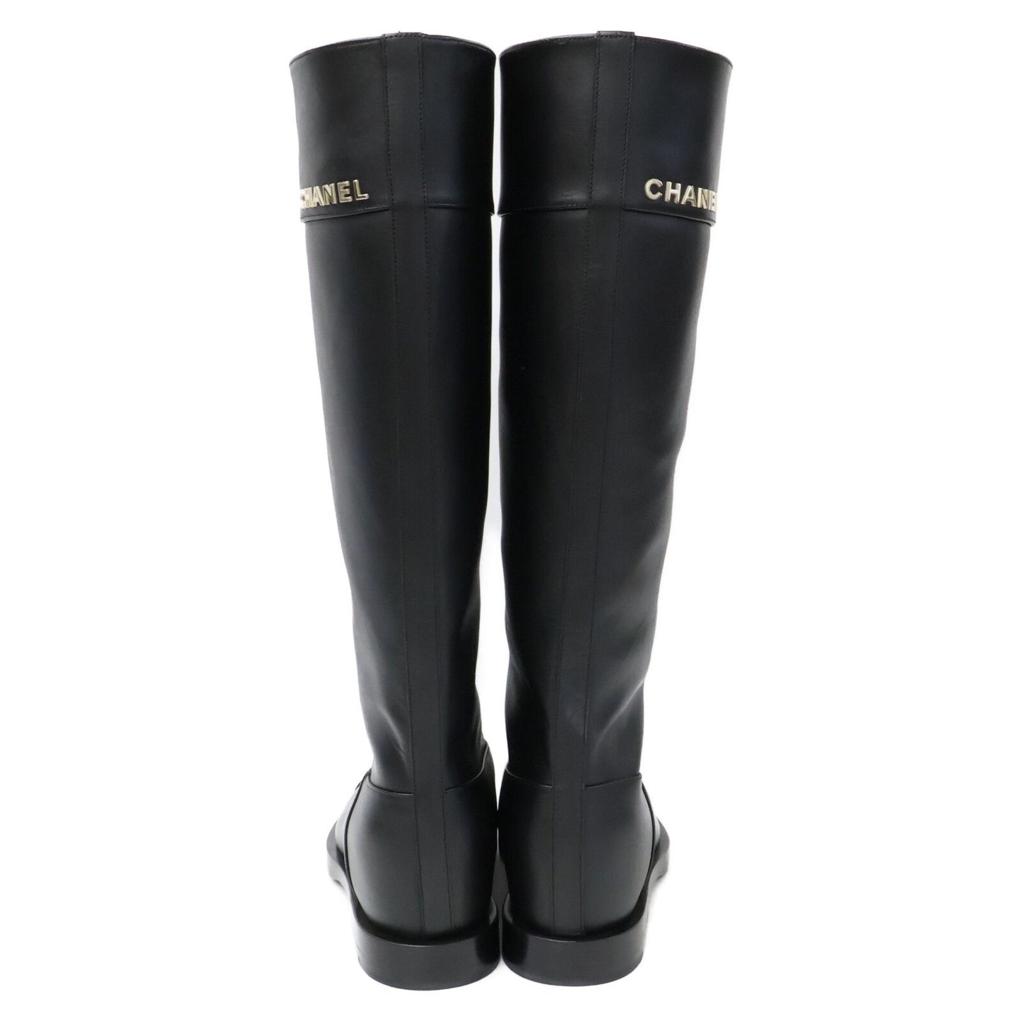 Chanel Black Long Boots 36c — view 3