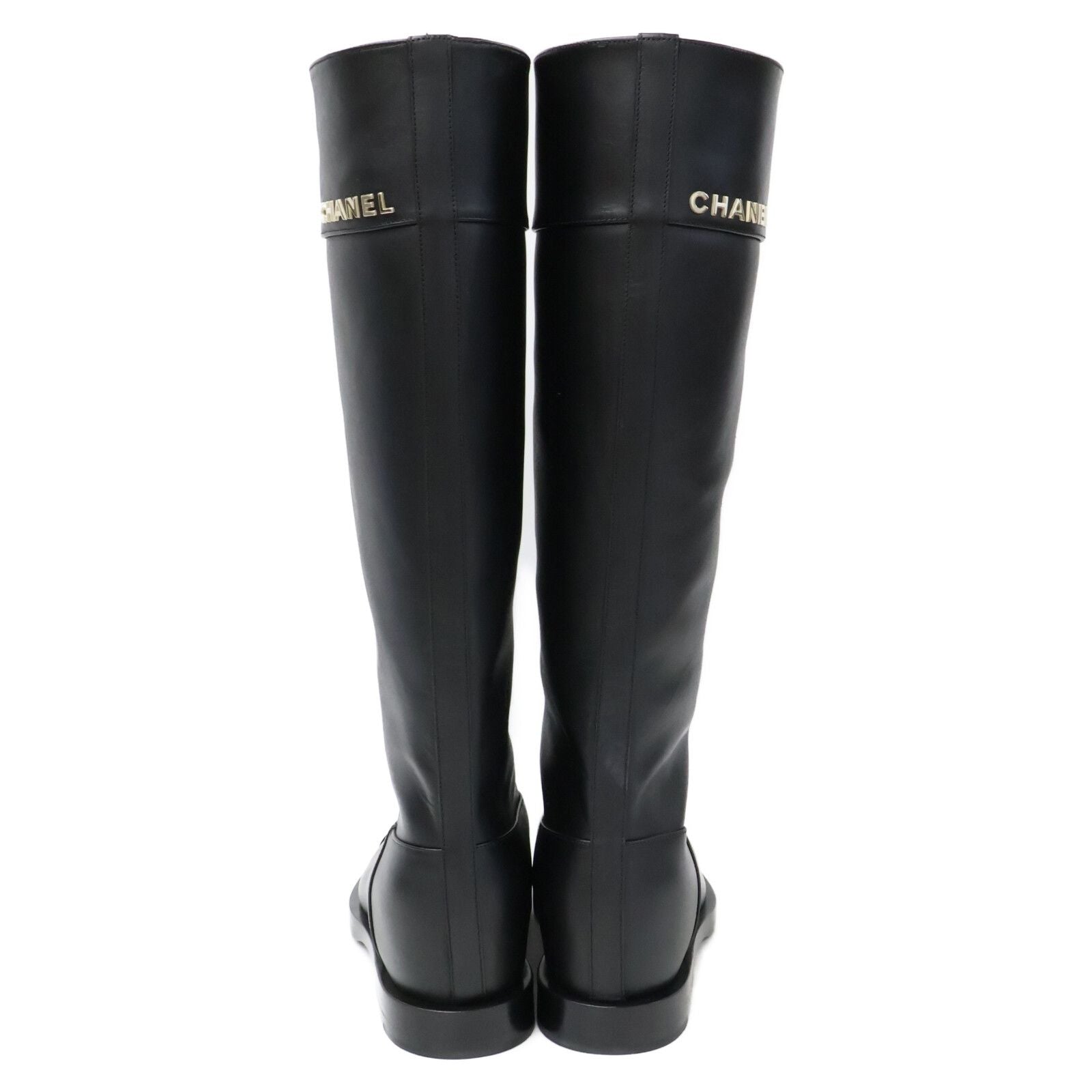 Chanel Black Long Boots 36c — view 3